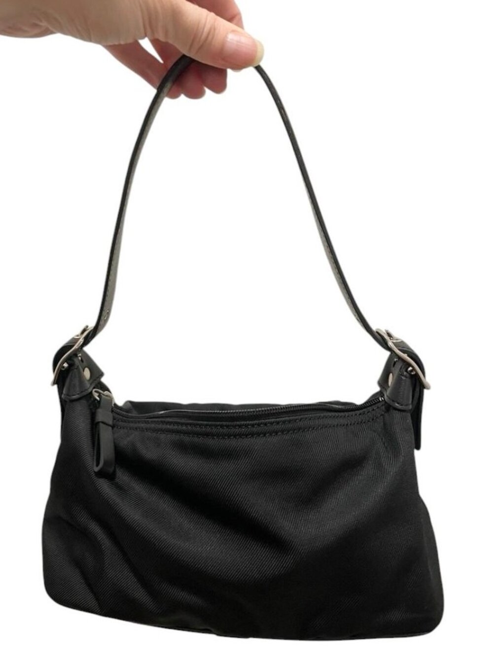 Coach 7450 Nylon Mini Shoulder Bag, black
